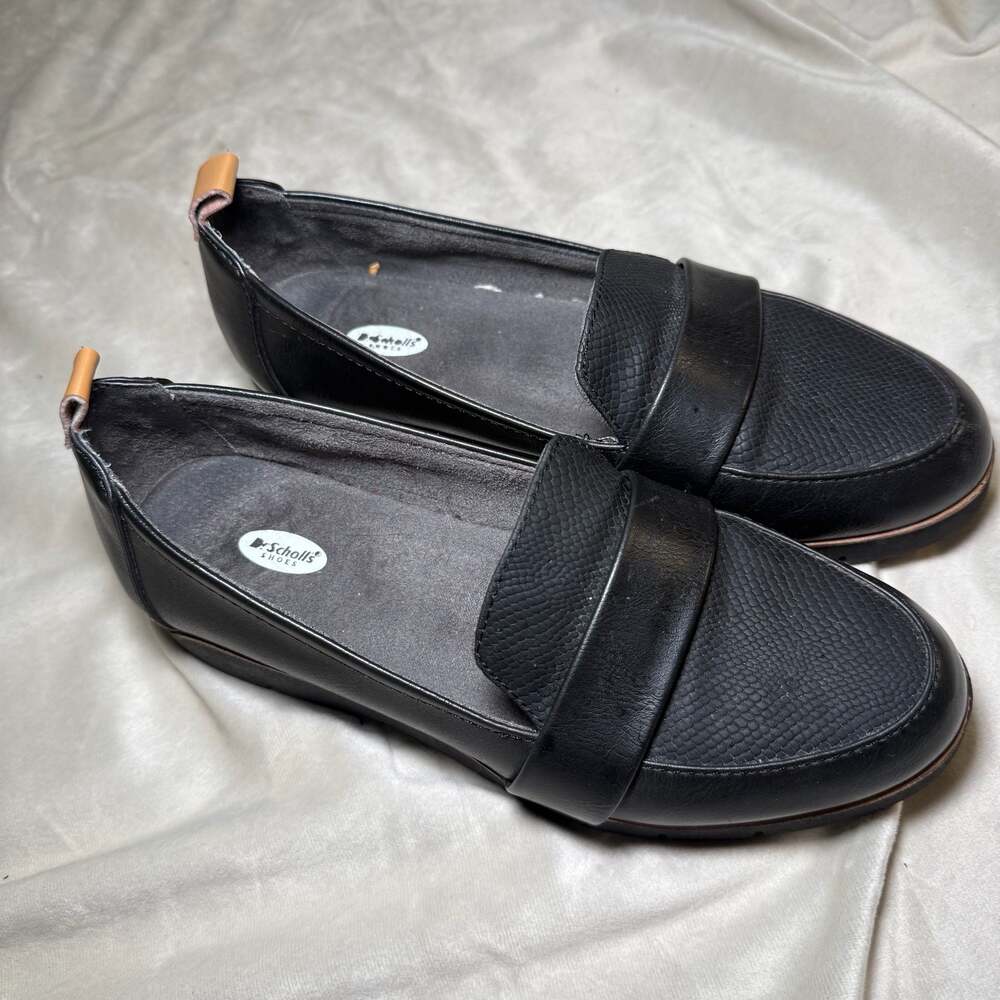 Dr. Scholl's Women's Webster Snake Embossed Slip-On Loafer